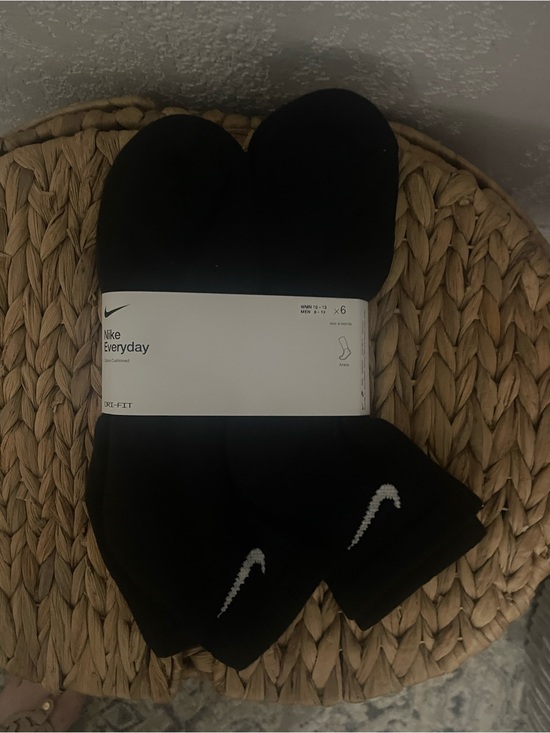 Nike Other - Nike Everyday Black Low-Cut Socks - 6 Pack men’s socks 8-12